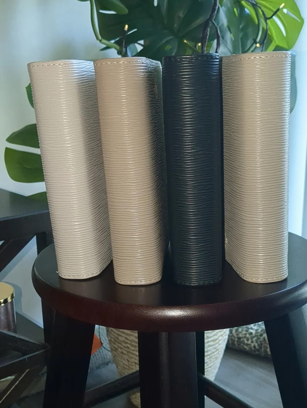 Set of Four A6 Saffiano Binders